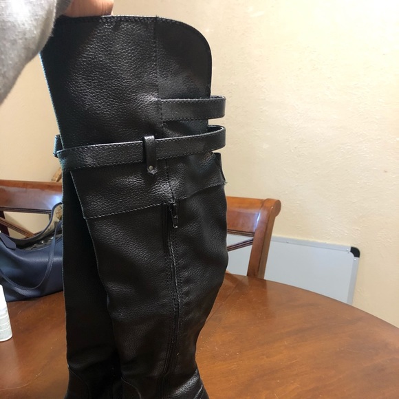 Amazon.com | Wsheliu Women Thigh High Boots Black Suede  Size 6 over the knee boots
